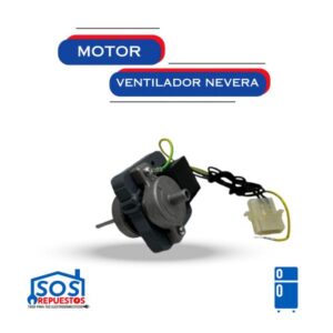 [12088-R] MOTOR VENTILADOR 9W REFRIGERADORA INDURAMA - HACEB - MABE