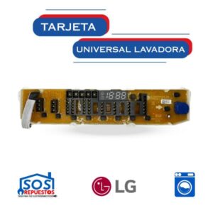 [2810] KIT DE TARJETAS ELECTRÓNICAS DE CONTROL Y POTENCIA 8 CONECTORES - 120V SIENNA LAVADORA LG