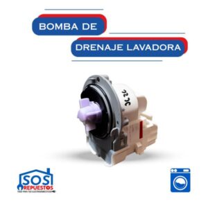 [3445-EMP2] MOTOR DE BOMBA DE DRENAJE DE AGUA 45W LAVADORA LG - RCA