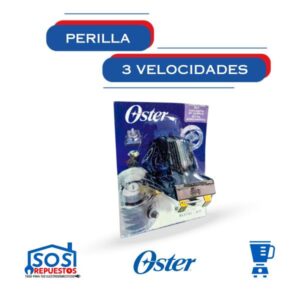 [7889-OST] INTERRUPTOR ROTATIVO CON PERILLA 3 VELOCIDADES ORIGINAL LICUADORA OSTER