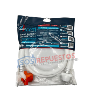 [3267-ROJ] MANGUERA DE INGRESO DE AGUA 1.5M 4COM LAVADORA LG - SAMSUNG