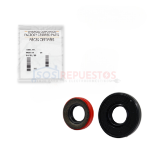 KIT RETENEDORES ACEITE ORIGINAL LAVADORA WHIRLPOOL