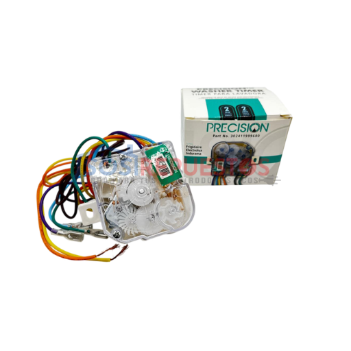 TIMER CUADRADO 6 CABLES - 2 SUJECIONES SESGADAS PRECISION LAVADORA FRIGIDAIRE-ELECTROLUX-INDURAMA