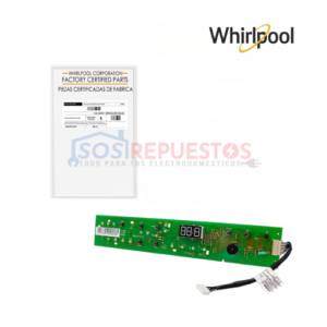 TARJETA ELECTRÓNICA DE CONTROL 1 CONECTOR - 120V ORIGINAL LAVADORA WHIRLPOOL