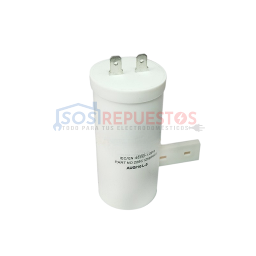 CAPACITOR DE MARCHA 45UF A 250VAC LAVADORA MABE - GENERAL ELECTRIC - WHIRLPOOL - ELECTROLUX
