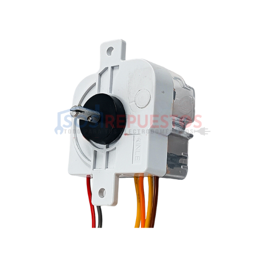 TIMER CUADRADO 6 CABLES - 2 SUJECIONES RECTAS LAVADORA TODAS LAS MARCAS