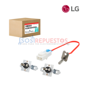 KIT DE TERMOSTATO + FUSIBLE TÉRMICO + TERMISTOR SECADORA LG