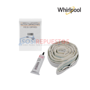 FELPA TRASERA DE TAMBOR PERÍMETRO: 201CM - ØEXT: 64CM CON PEGAMENTO ORIGINAL SECADORA WHIRLPOOL