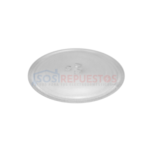 PLATO CRISTAL 24.5CM 3 HUECOS CENTRO